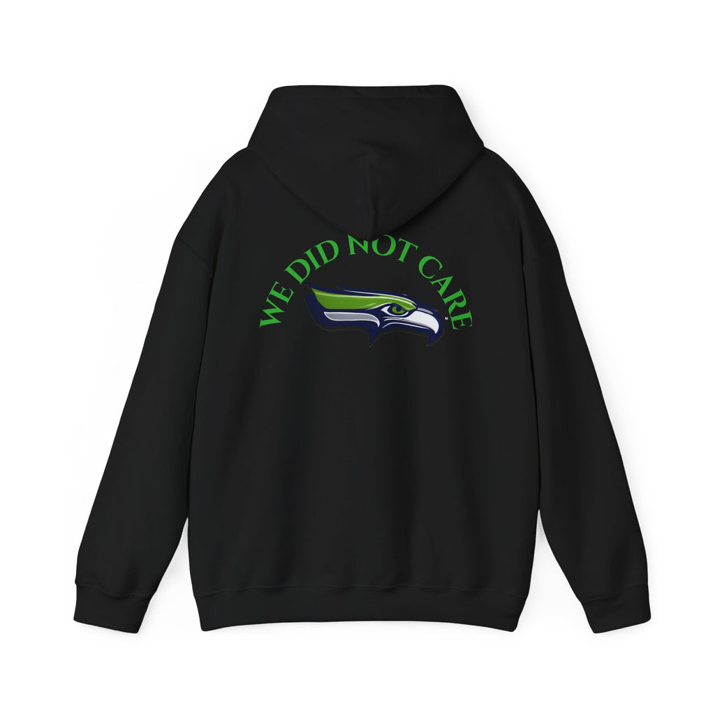 Seahawks 'We Don't Care' Hoodie – Fan Logo Pullover