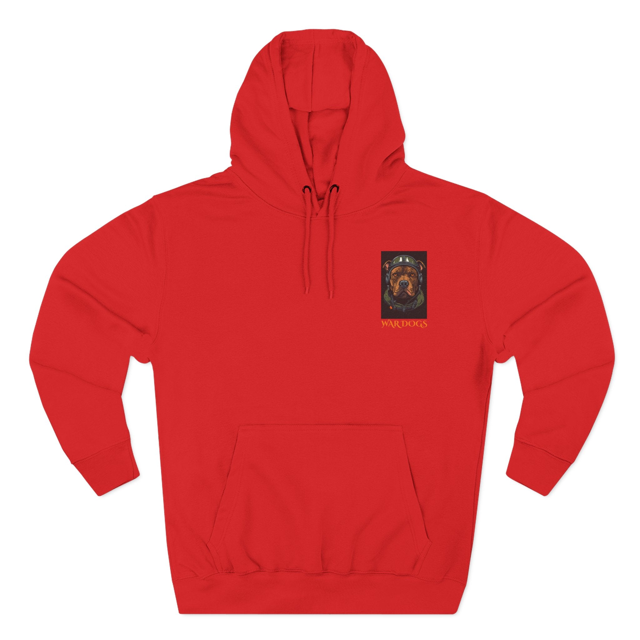Three-Panel Fleece Hoodie