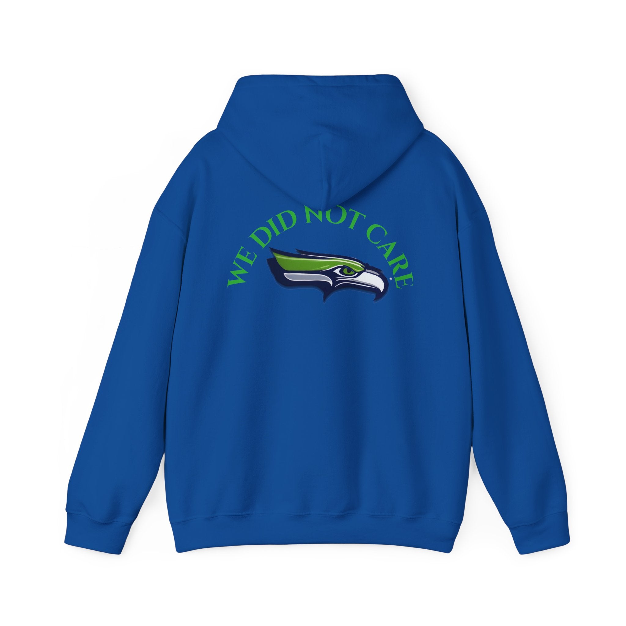 Seahawks 'We Don't Care' Hoodie – Fan Logo Pullover