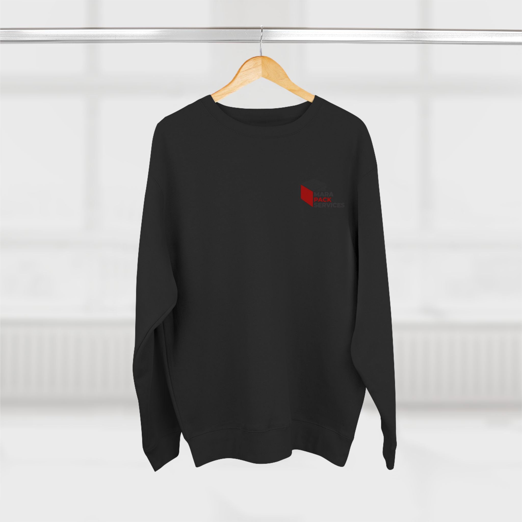 Logo Crewneck Sweatshirt — Minimal Small Chest Branding
