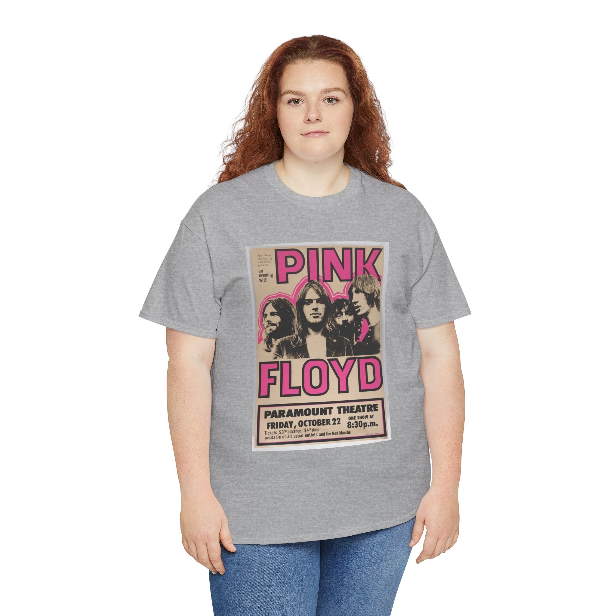 Pink Floyd Vintage Concert Tee — Paramount Theatre Poster Graphic T-Shirt