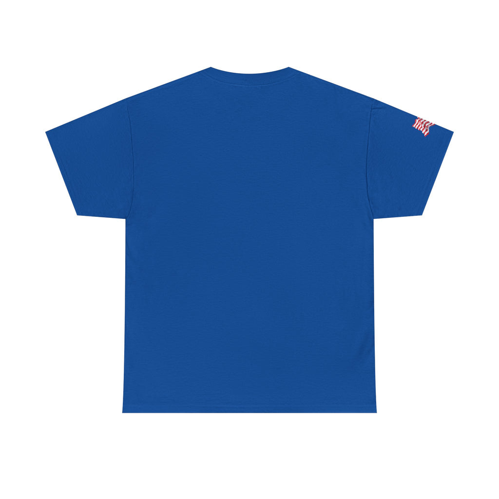 American Flag T-Shirt — Waving USA Graphic Tee (Fourth of July, Memorial Day)