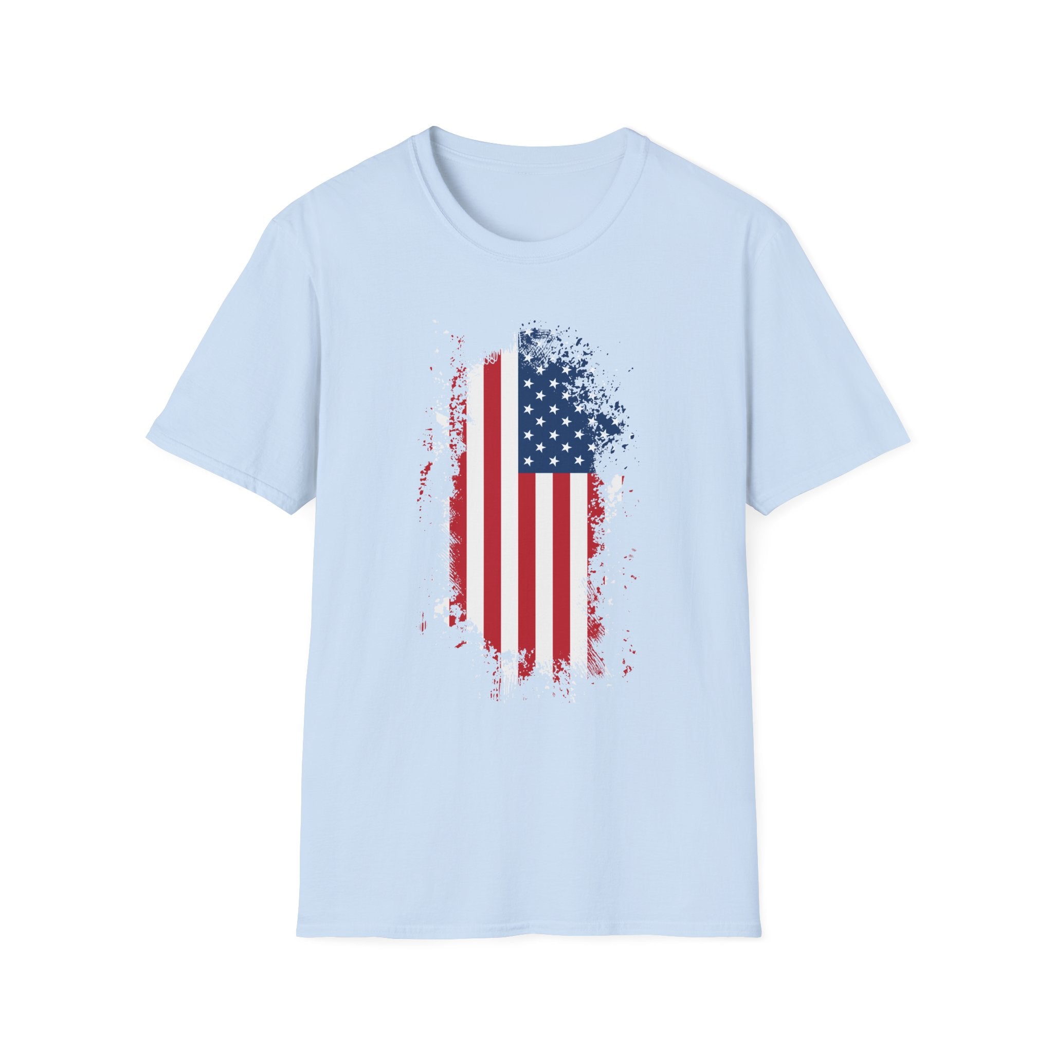 Distressed American Flag T-Shirt — Patriotic USA Tee for 4th of July