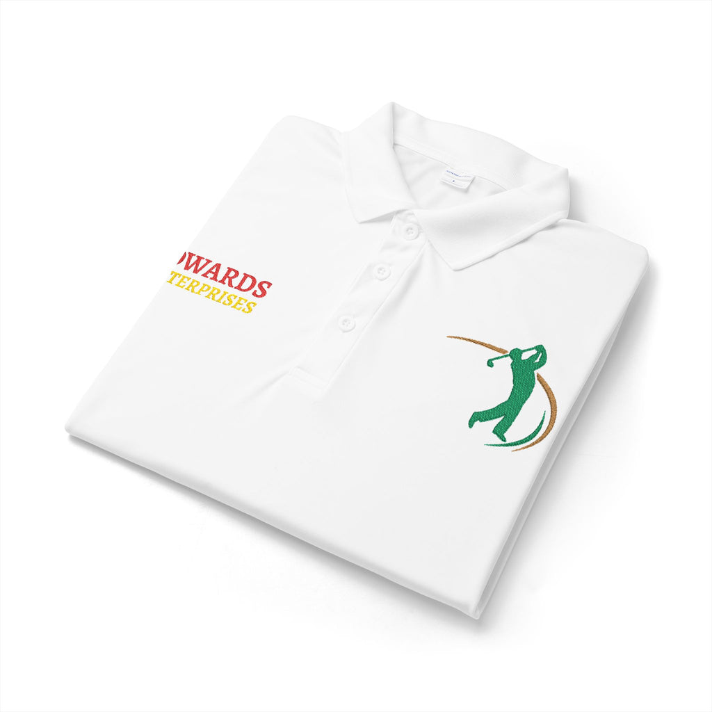 Embroidered Golf Polo — Sowards Golf Logo Performance Shirt