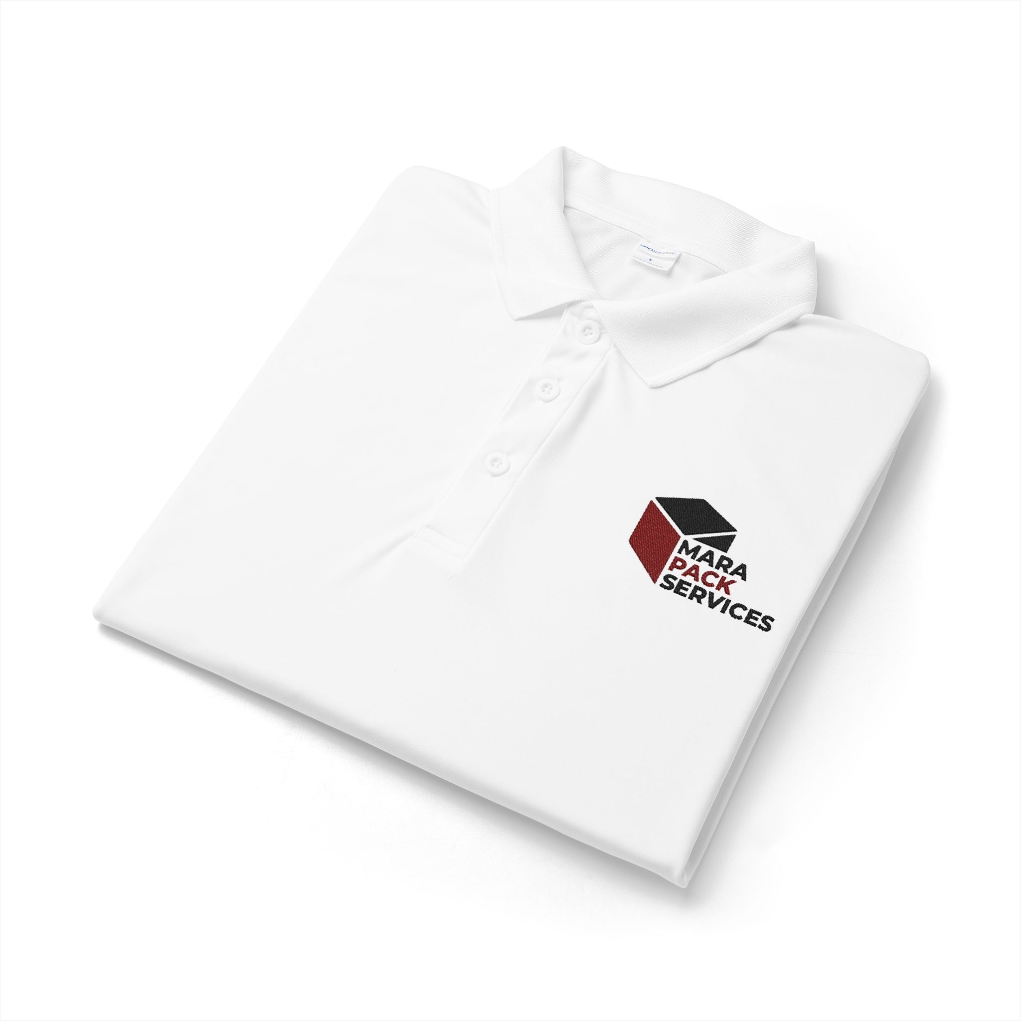 Logo Embroidered Polo Shirt - Mark Sanitation Services