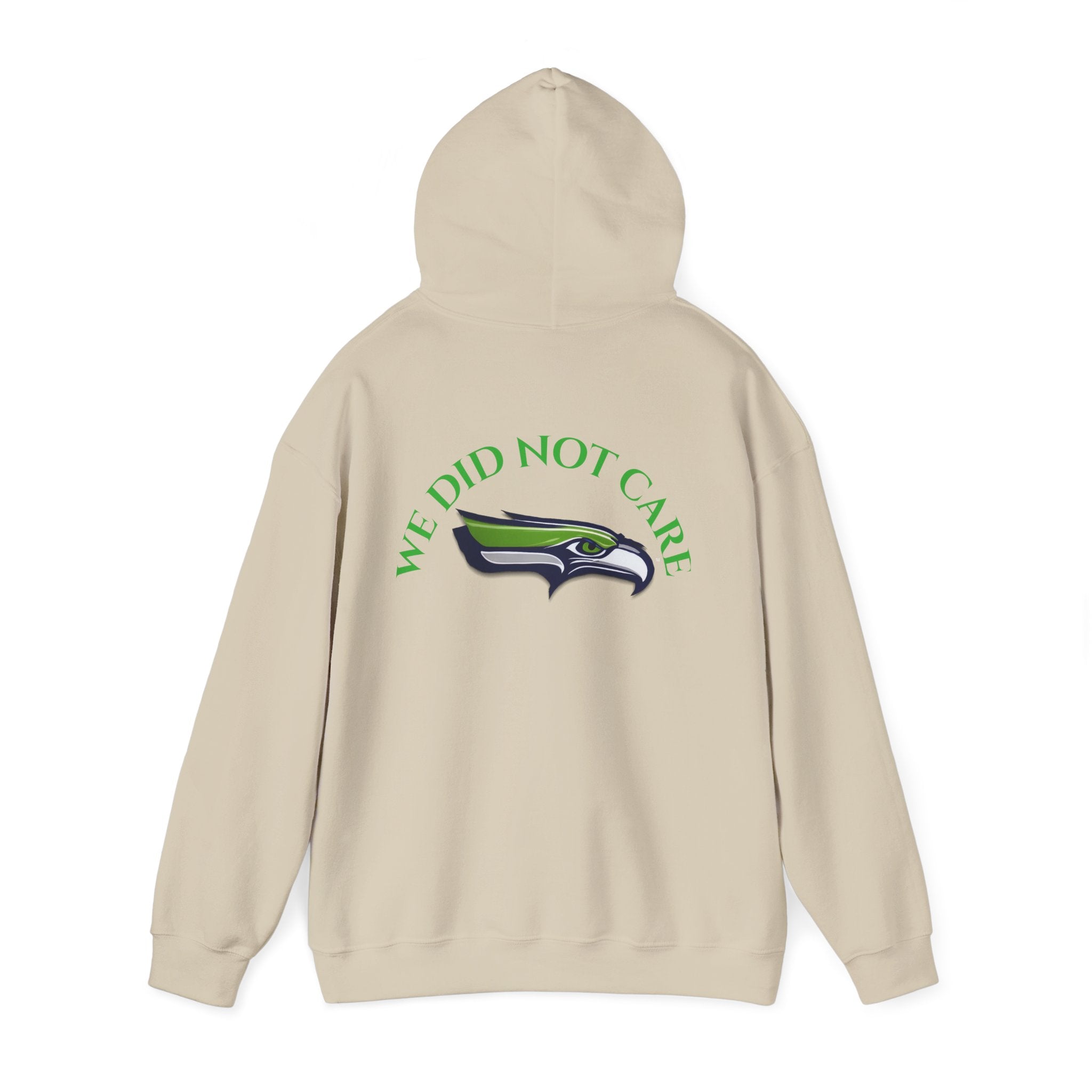 Seahawks 'We Don't Care' Hoodie – Fan Logo Pullover