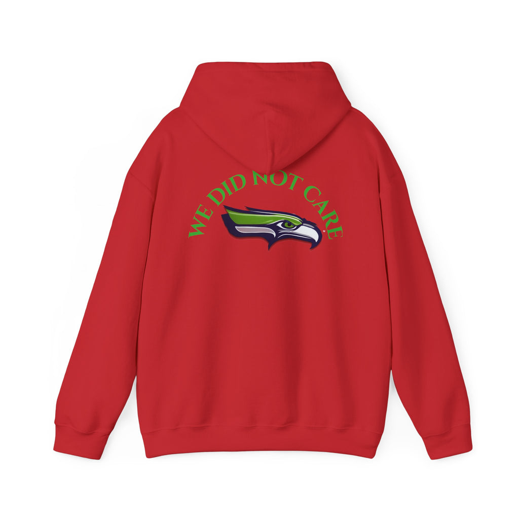 Seahawks 'We Don't Care' Hoodie – Fan Logo Pullover