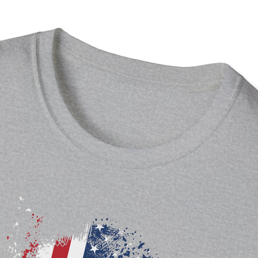 Distressed American Flag T-Shirt — Patriotic USA Tee for 4th of July