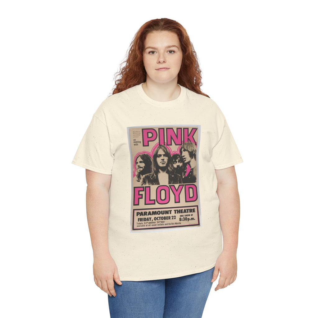 Pink Floyd Vintage Concert Tee — Paramount Theatre Poster Graphic T-Shirt