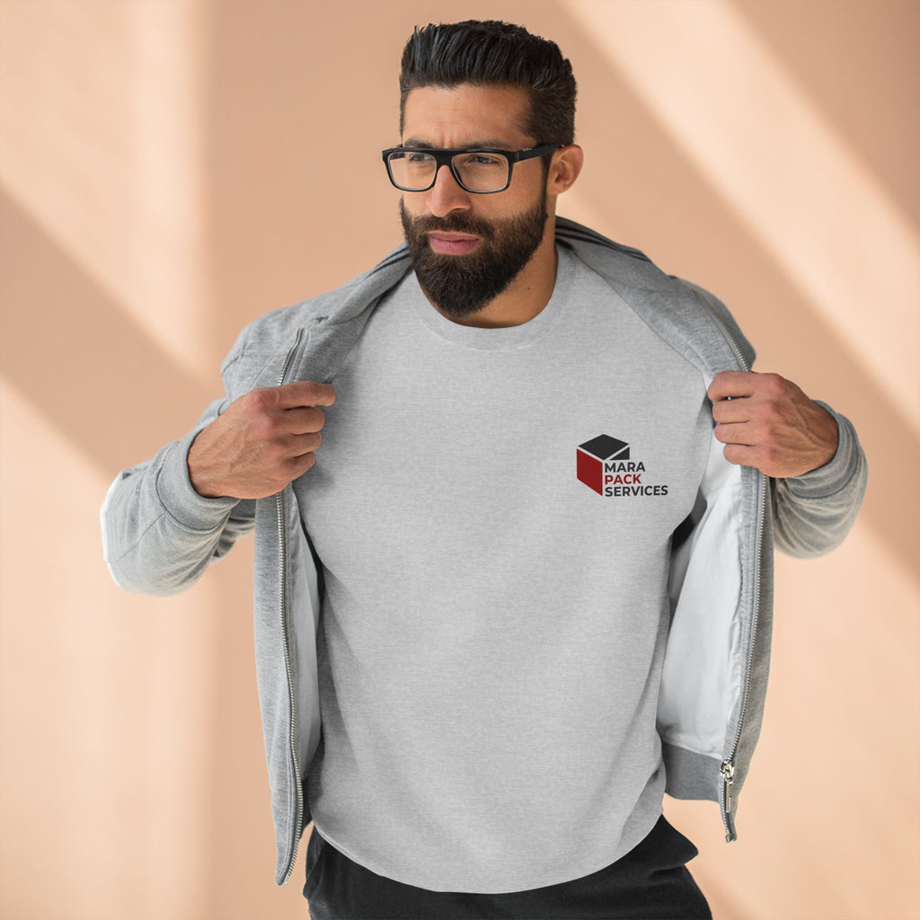 Logo Crewneck Sweatshirt — Minimal Small Chest Branding