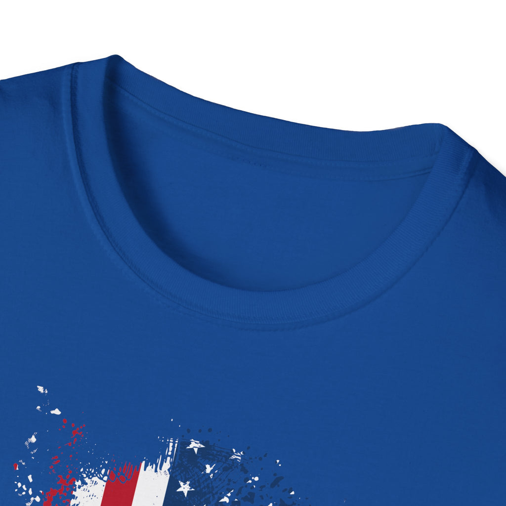 Distressed American Flag T-Shirt — Patriotic USA Tee for 4th of July