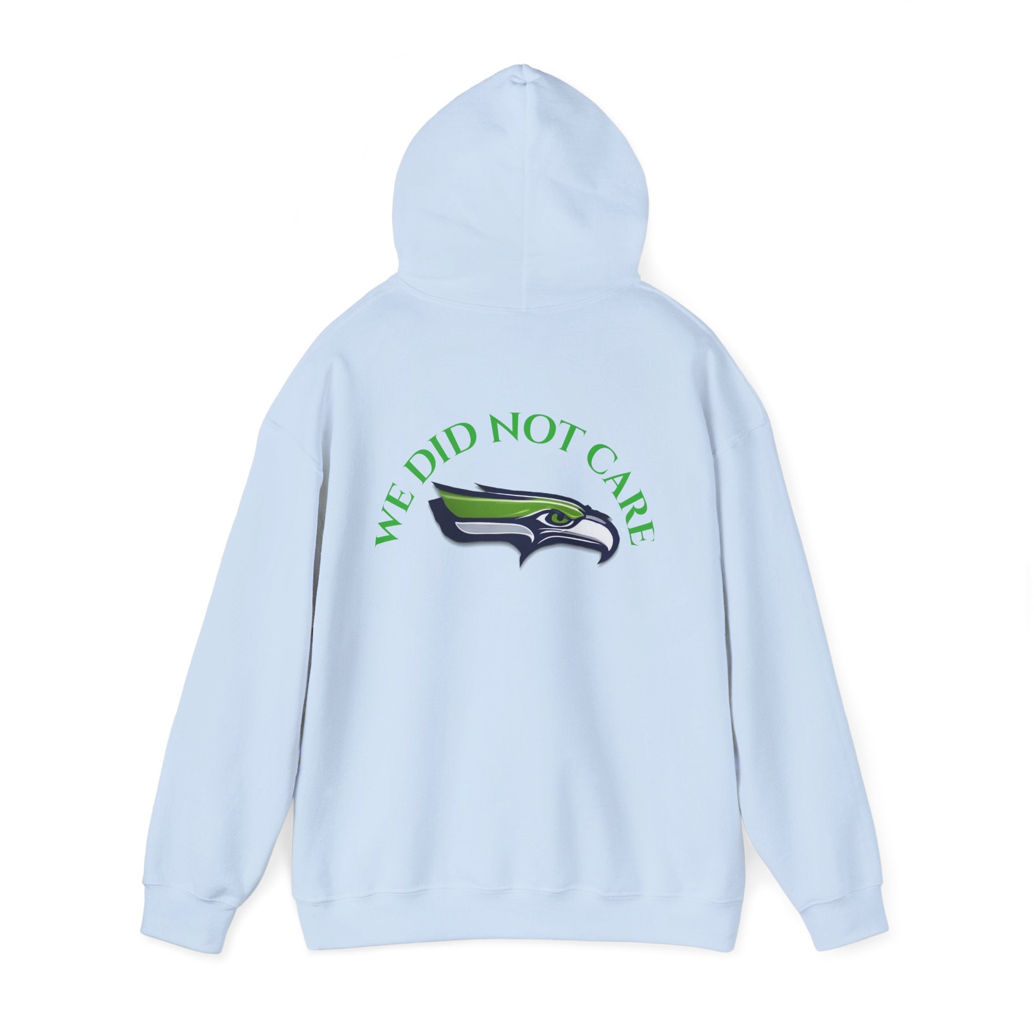 Seahawks 'We Don't Care' Hoodie – Fan Logo Pullover