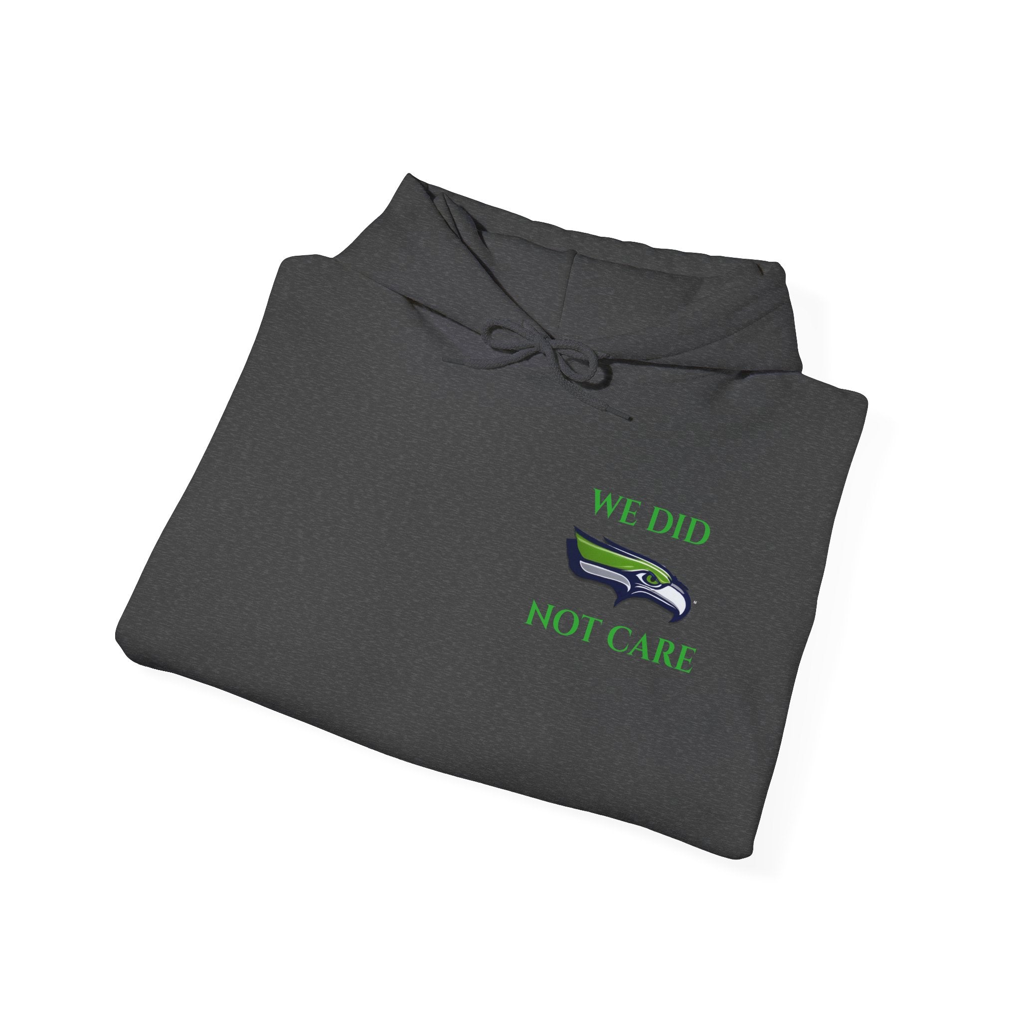 Seahawks 'We Don't Care' Hoodie – Fan Logo Pullover