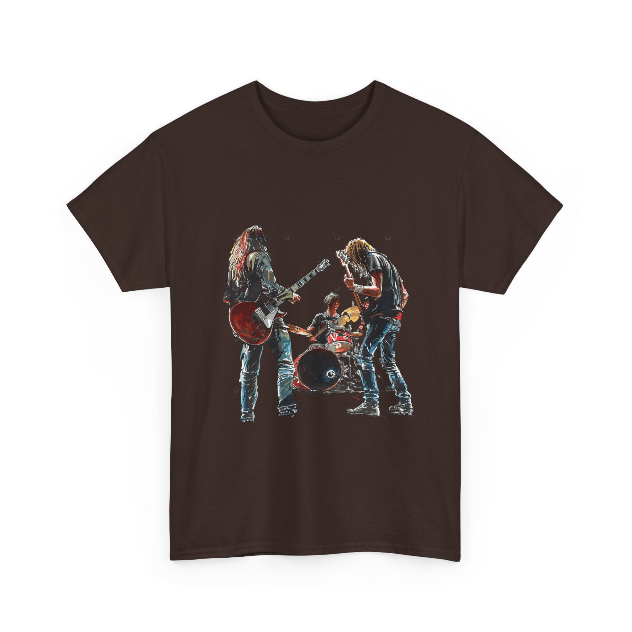 Band Silhouette T‑Shirt — Vintage Rock Band Graphic Tee
