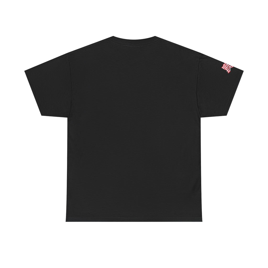 American Flag T-Shirt — Waving USA Graphic Tee (Fourth of July, Memorial Day)