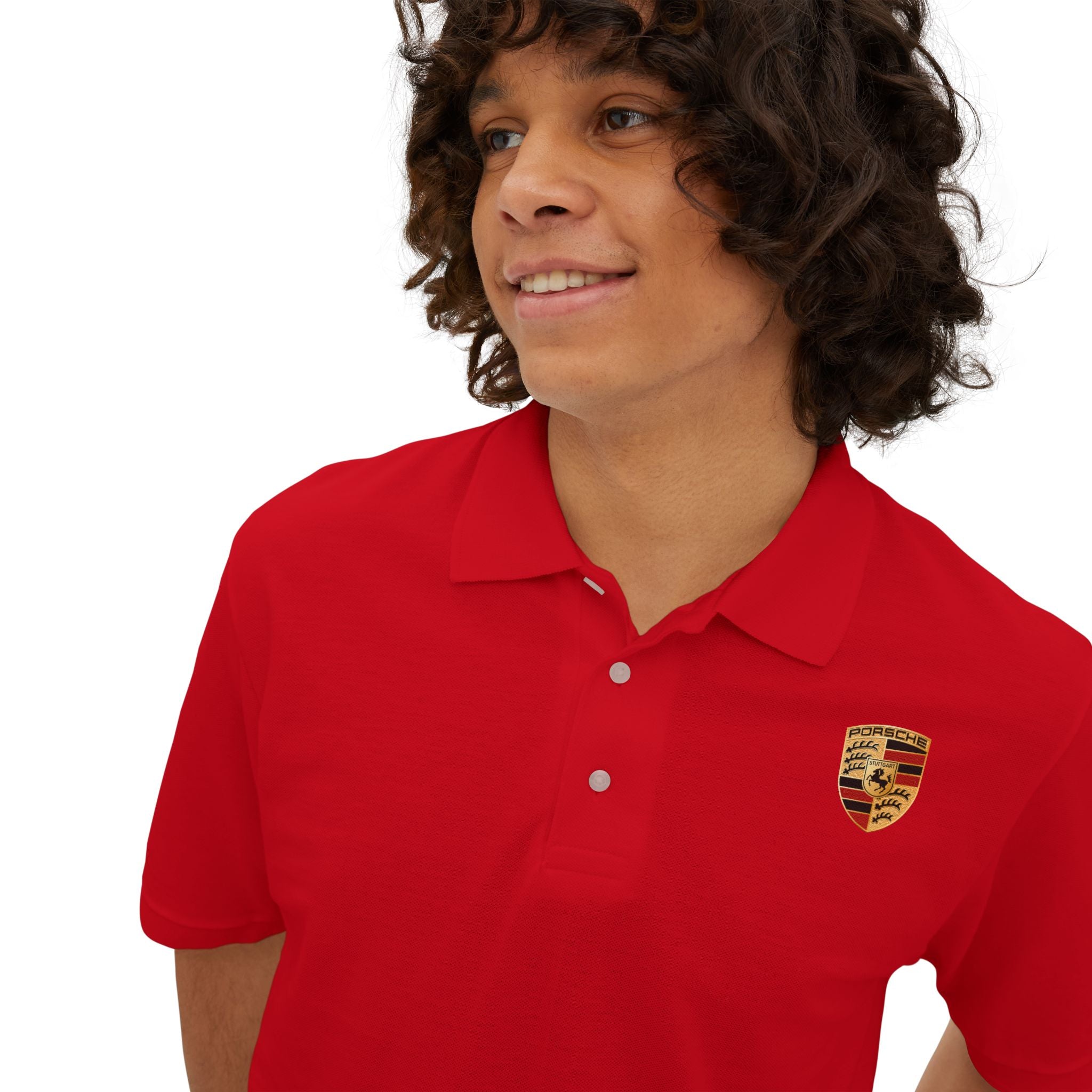Classic Crest Polo Shirt - Men's Embroidered Chest Logo