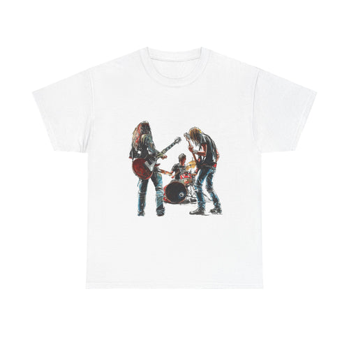 Band Silhouette T‑Shirt — Vintage Rock Band Graphic Tee