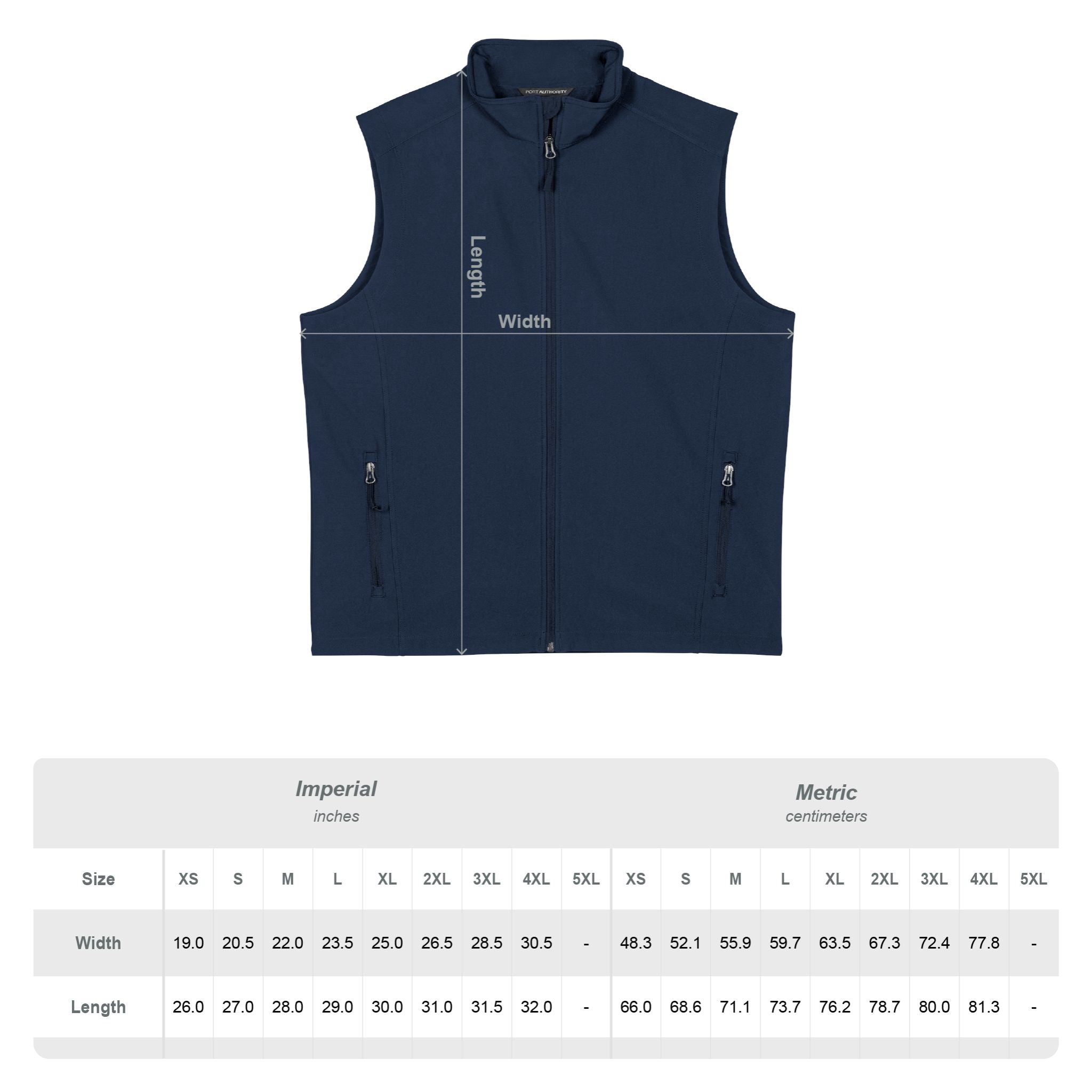 Mens Soft Shell Vest — Tropical Floral Patch Embroidered Chest