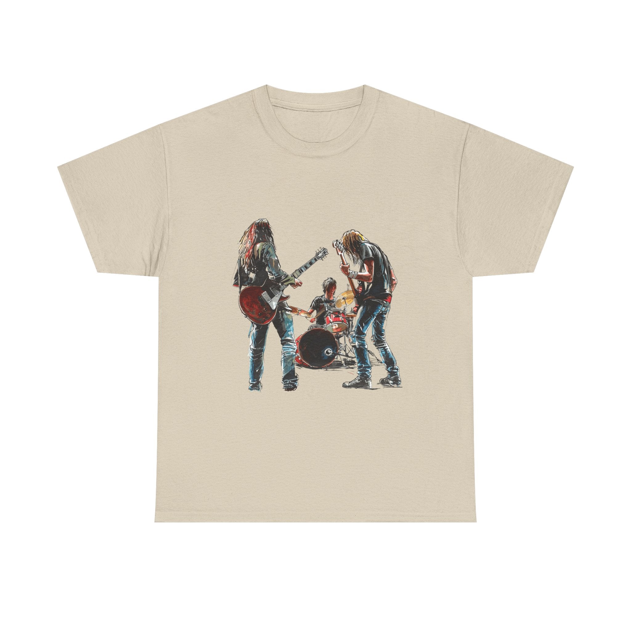 Band Silhouette T‑Shirt — Vintage Rock Band Graphic Tee