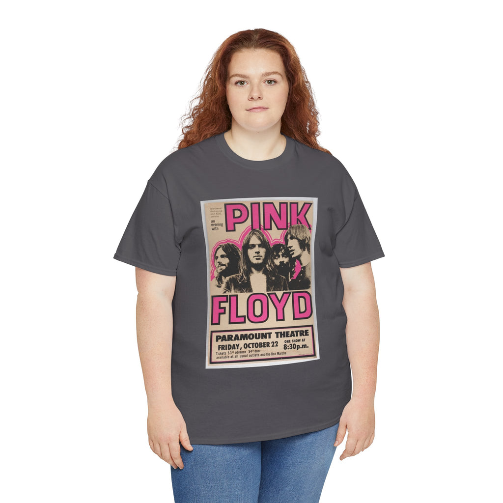 Pink Floyd Vintage Concert Tee — Paramount Theatre Poster Graphic T-Shirt