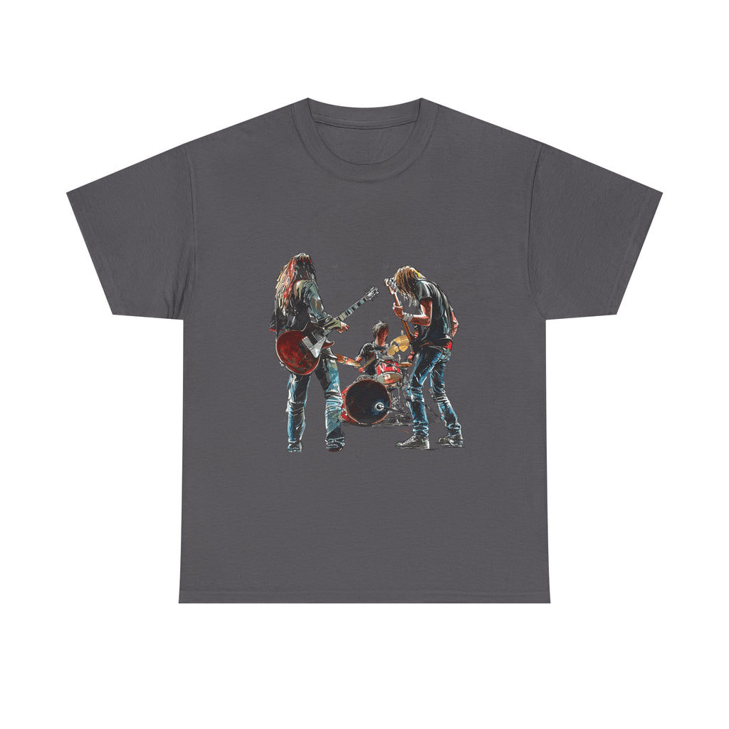 Band Silhouette T‑Shirt — Vintage Rock Band Graphic Tee