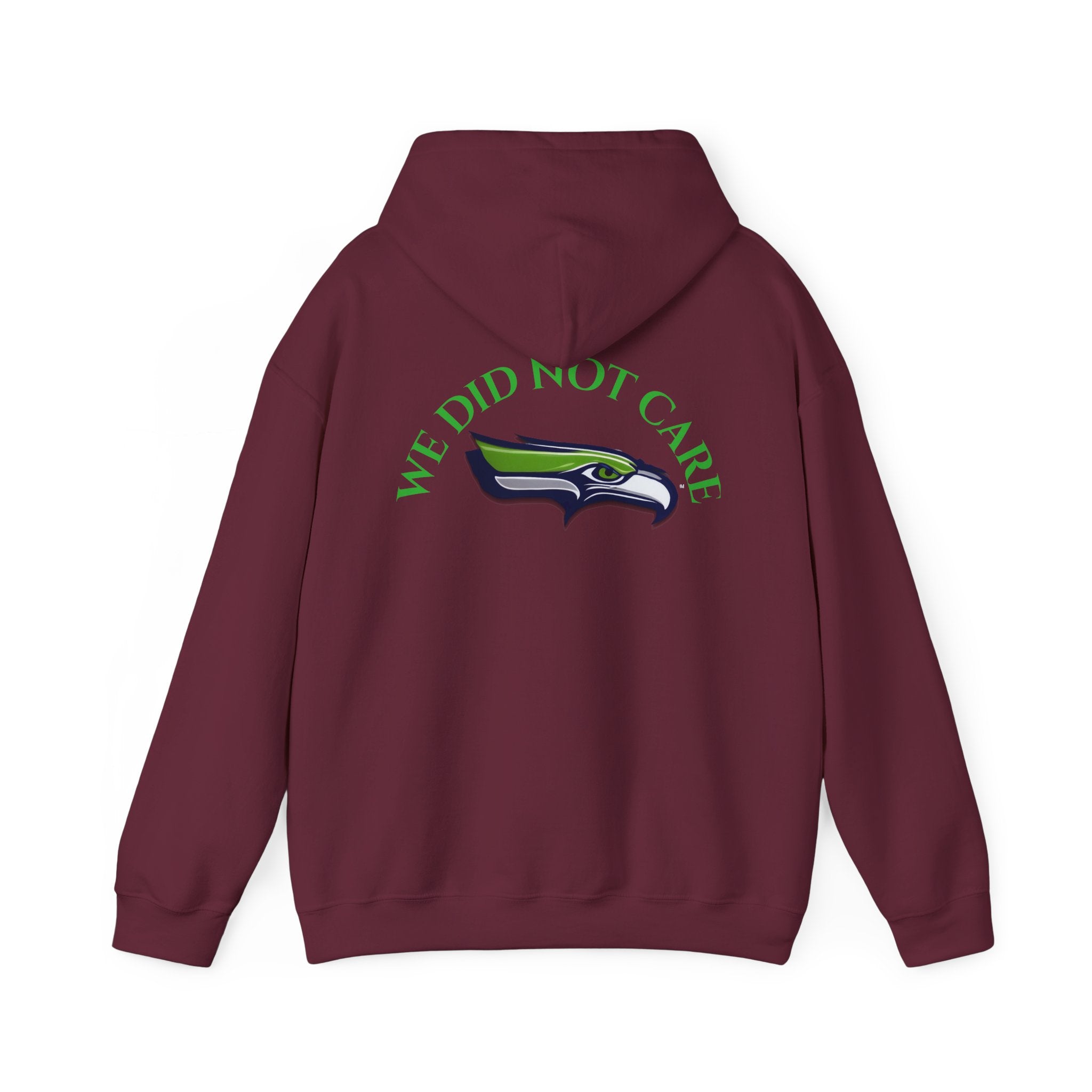 Seahawks 'We Don't Care' Hoodie – Fan Logo Pullover