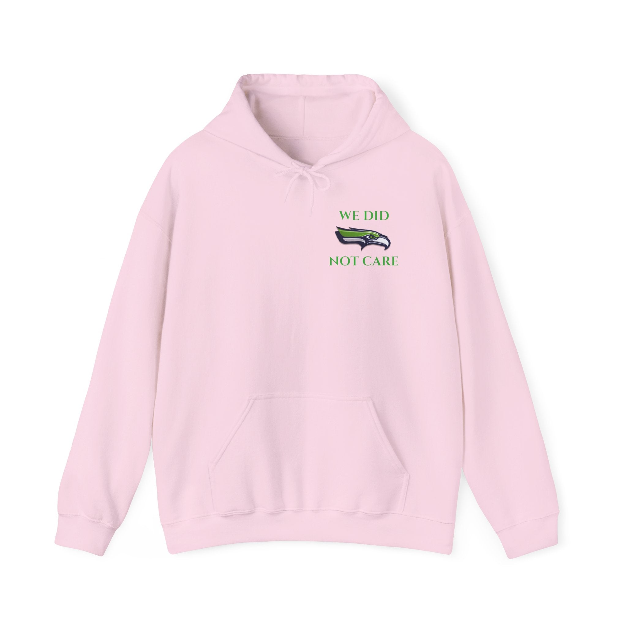 Seahawks 'We Don't Care' Hoodie – Fan Logo Pullover